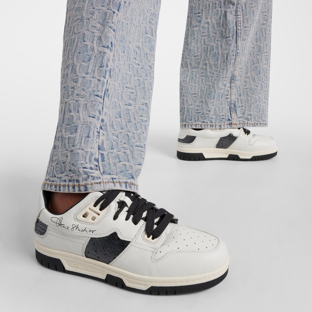 Acne Studios Sneakers Leather Made In Italy Size 42 Men’s 08STHLM Black White